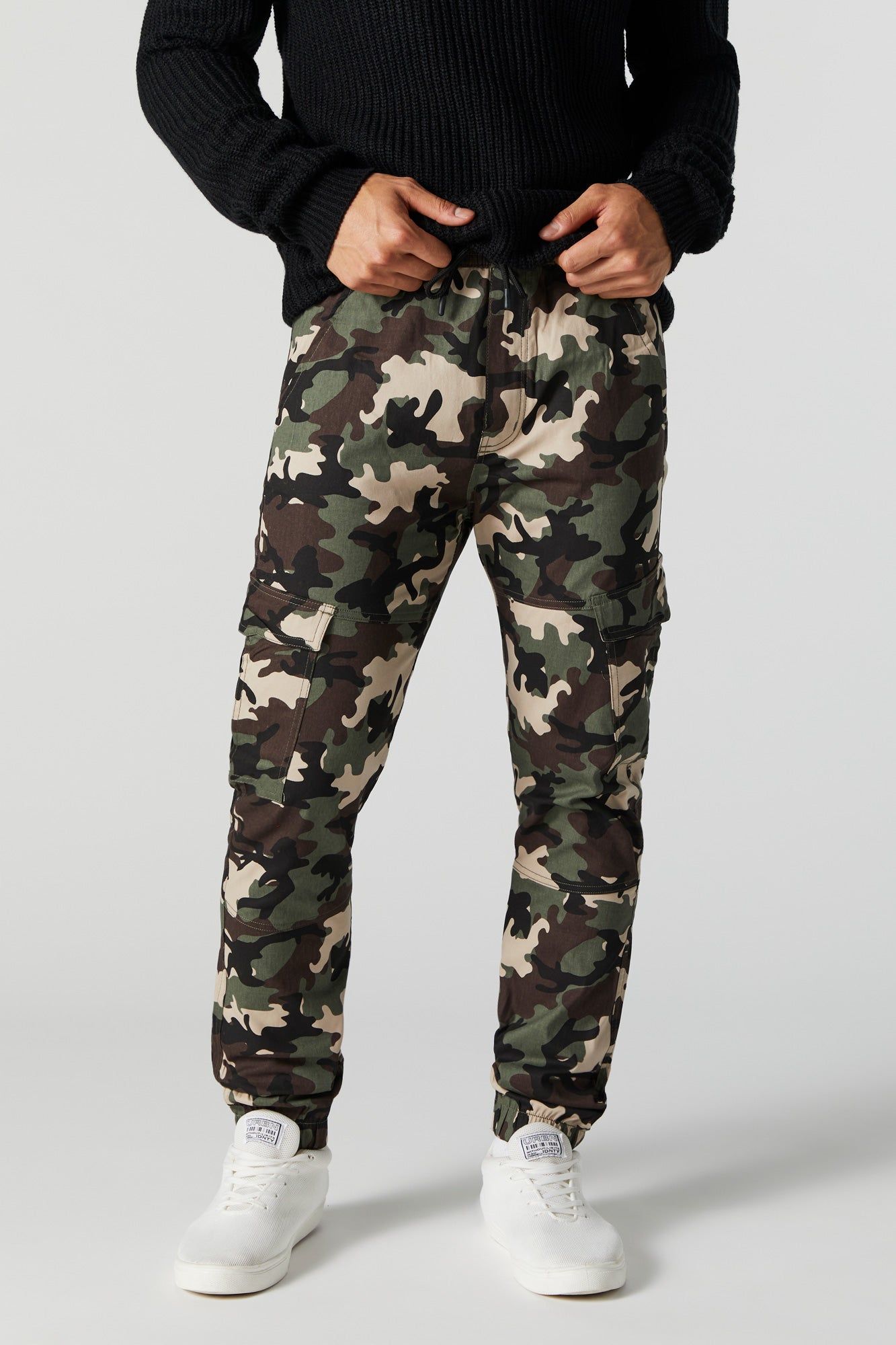 Camo Cargo Joggers sold by Charlotte Russe product image thumbnail 4