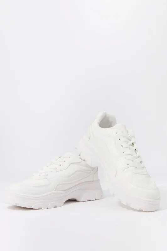 Chunky Lace Up Sneaker sold by Charlotte Russe
