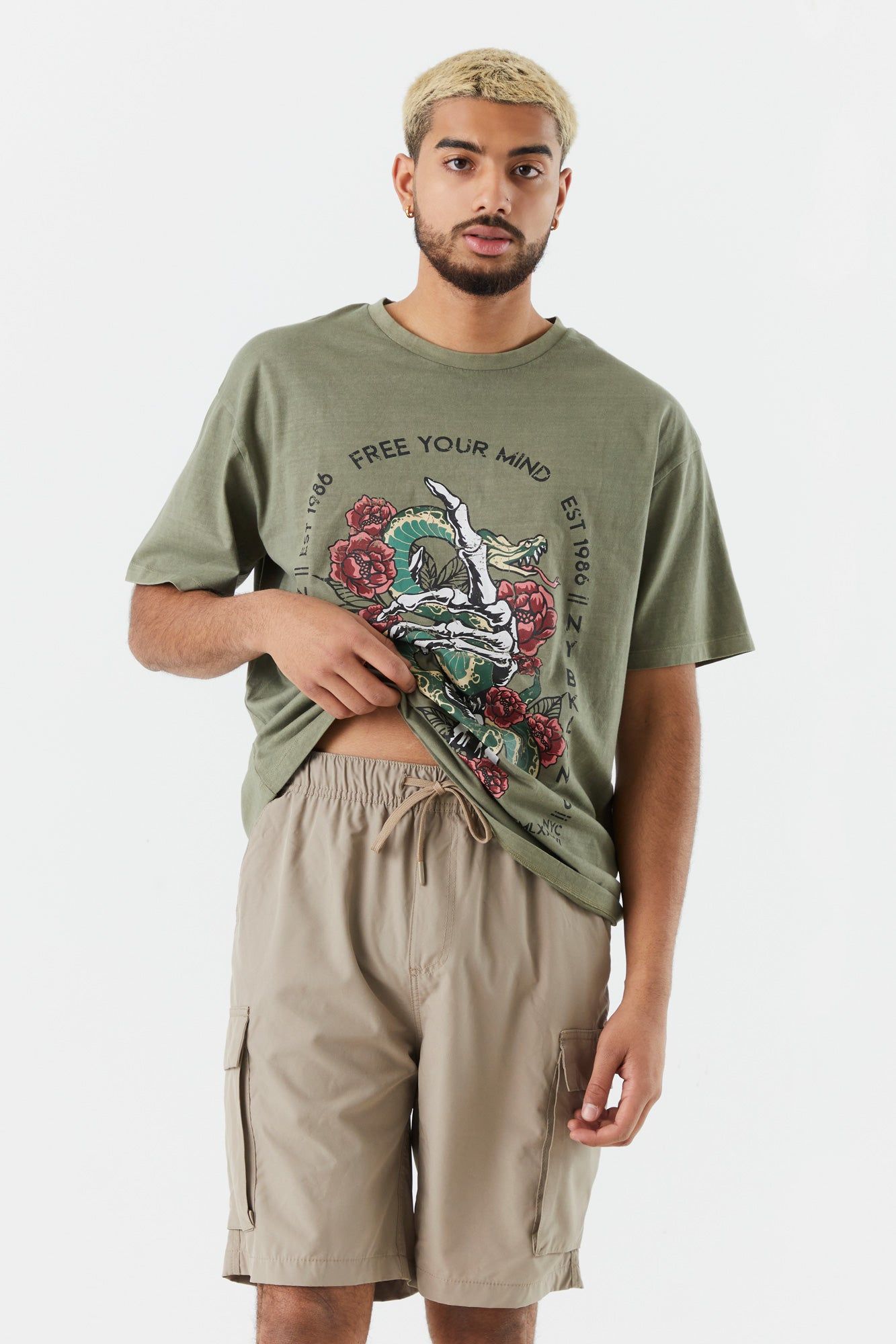 Nylon Cargo Short sold by Charlotte Russe