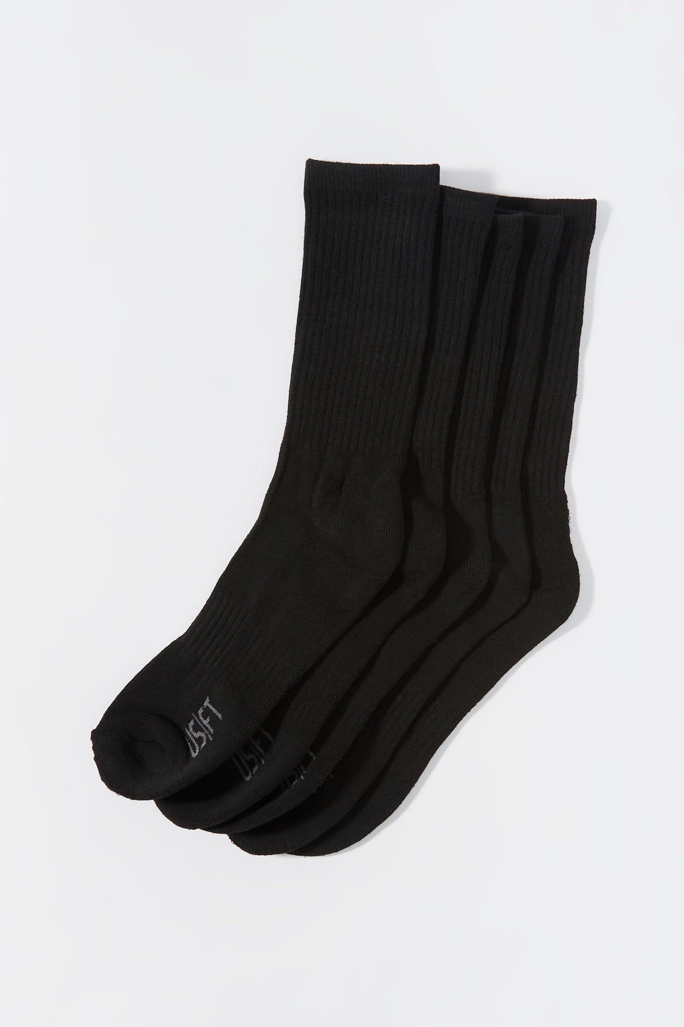 Athletic Crew Socks (5 Pack) sold by Charlotte Russe