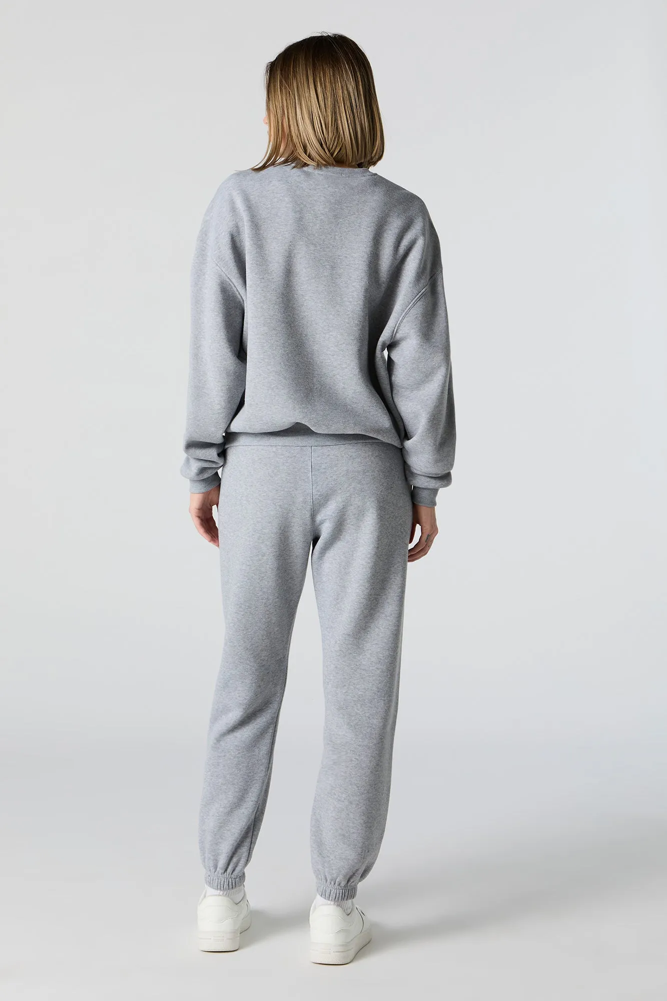 Miami Embroidered Fleece Everyday Jogger sold by Charlotte Russe product image thumbnail 3