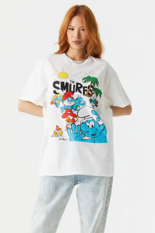 Smurfs Graphic T-Shirt made by Charlotte Russe