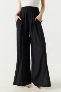 High Rise Leg Slit Palazzo Pant sold by Charlotte Russe