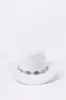 Faux Suede Medallion Cowboy Hat sold by Charlotte Russe