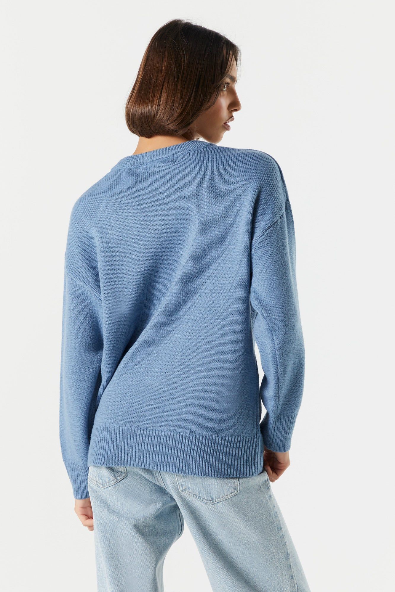 Cable Knit Sweater sold by Charlotte Russe product image thumbnail 2