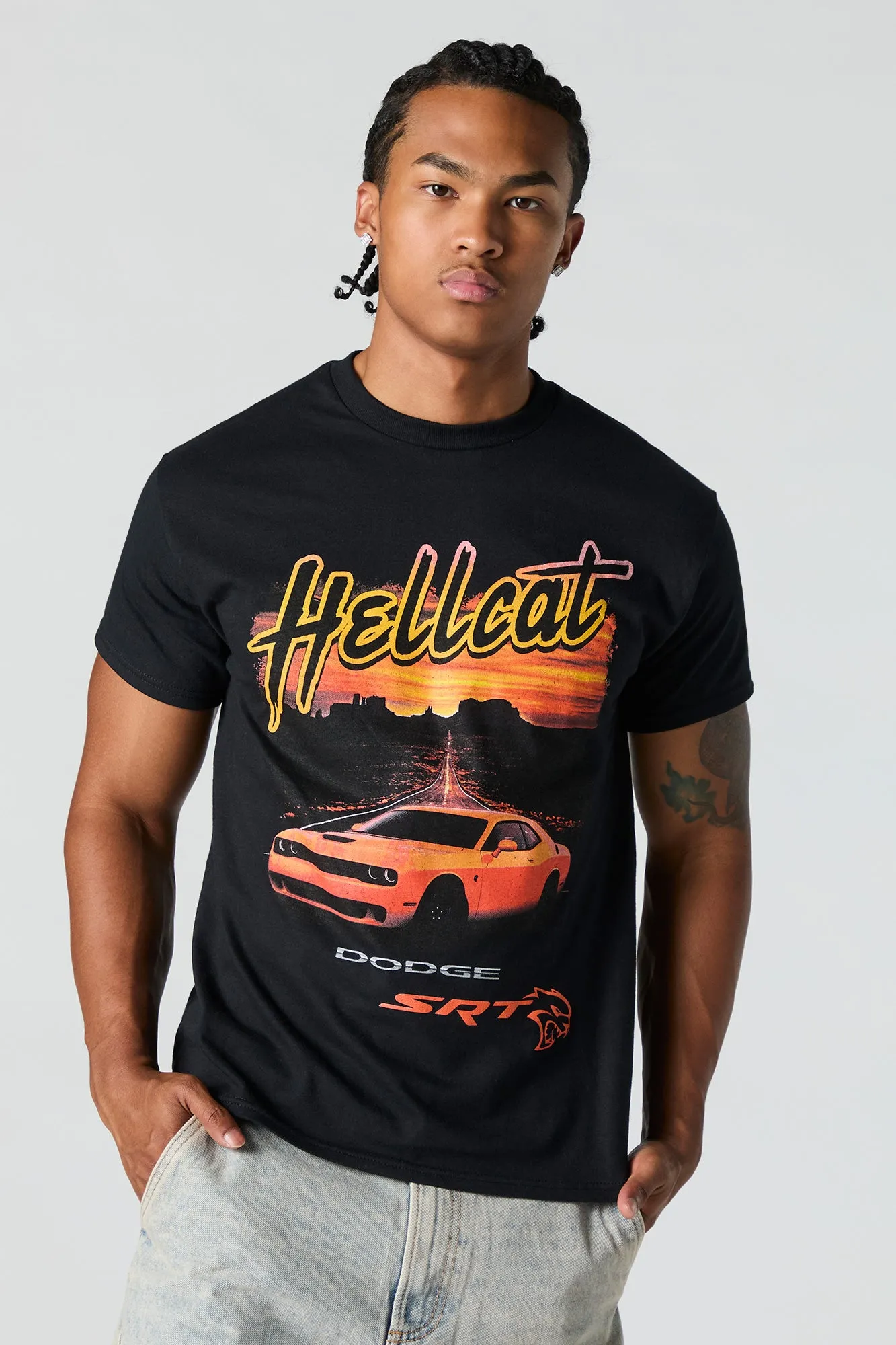 Hellcat Graphic T-Shirt sold by Charlotte Russe