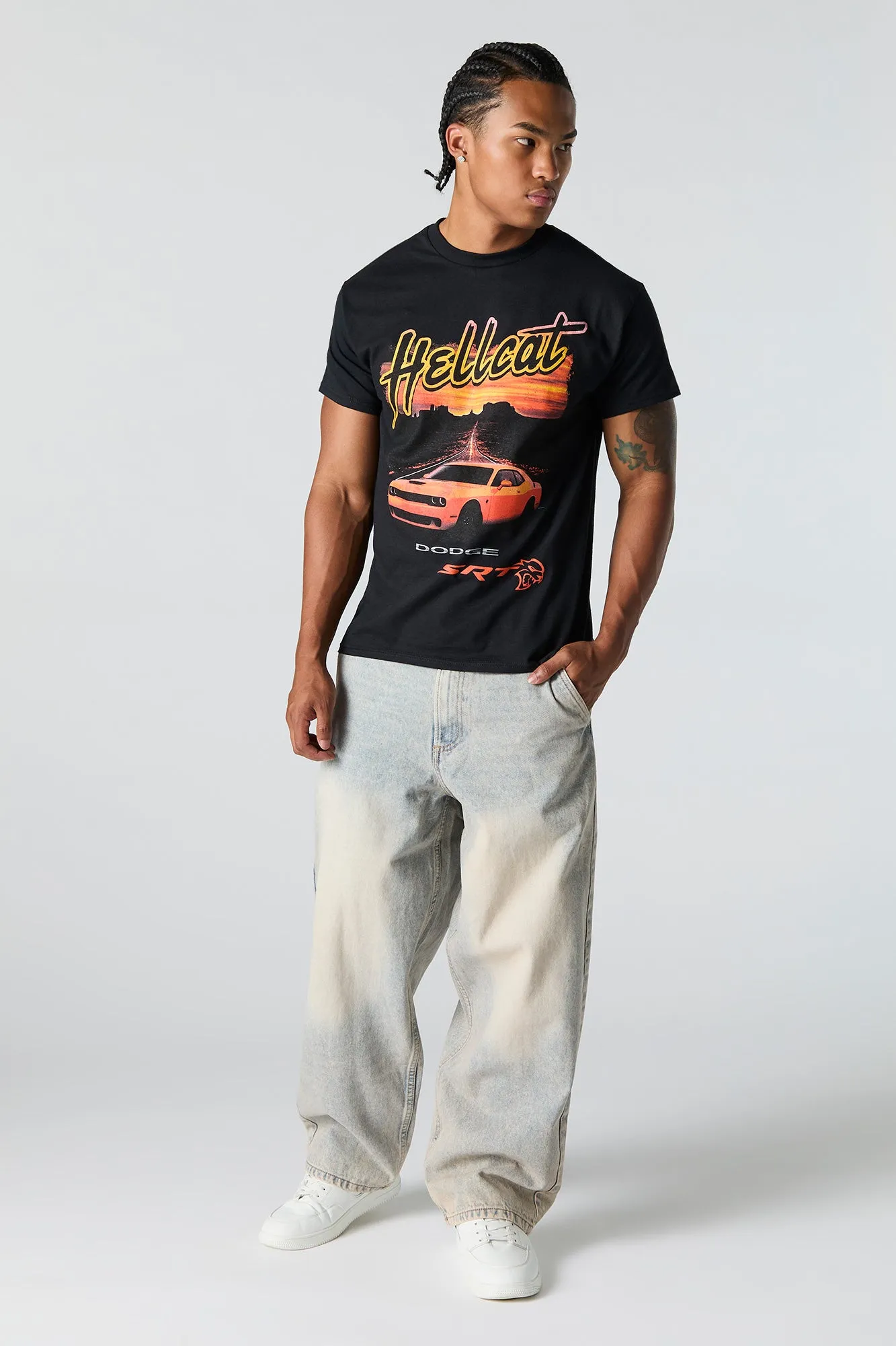 Hellcat Graphic T-Shirt sold by Charlotte Russe product image thumbnail 2