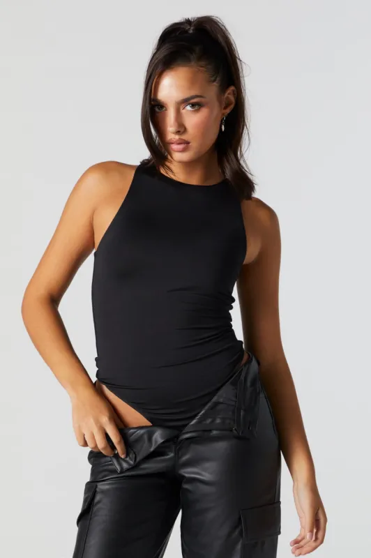 Contour High Neck Bodysuit sold by Charlotte Russe