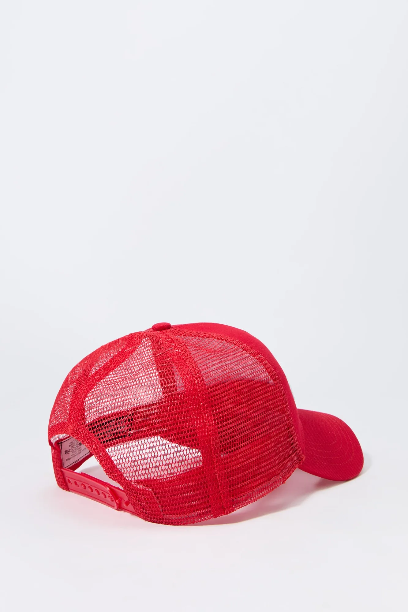 Boots and Hearts Embroidered Trucker Hat sold by Charlotte Russe product image thumbnail 3