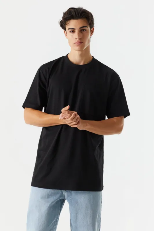 Long Line Pocket T-Shirt sold by Charlotte Russe