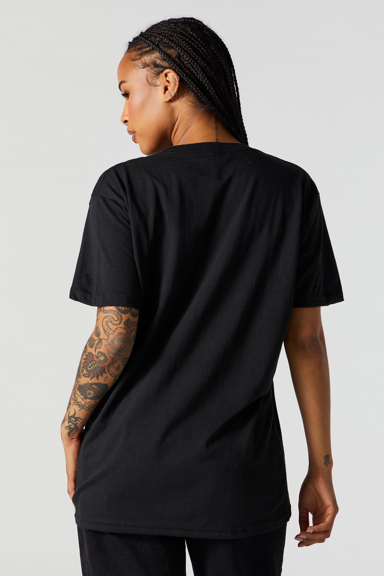 Scream Graphic Boyfriend T-Shirt sold by Charlotte Russe product image thumbnail 3
