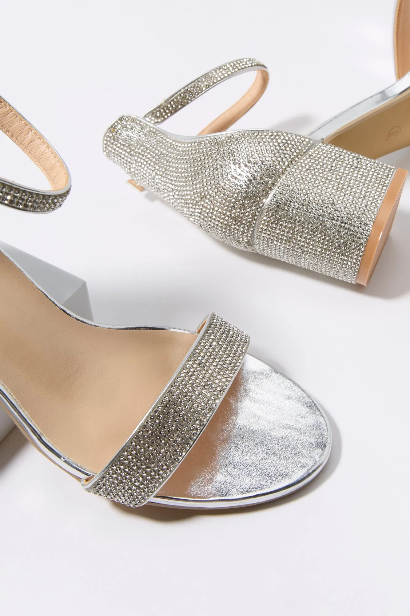 Rhinestone Band High Heel sold by Charlotte Russe product image thumbnail 4