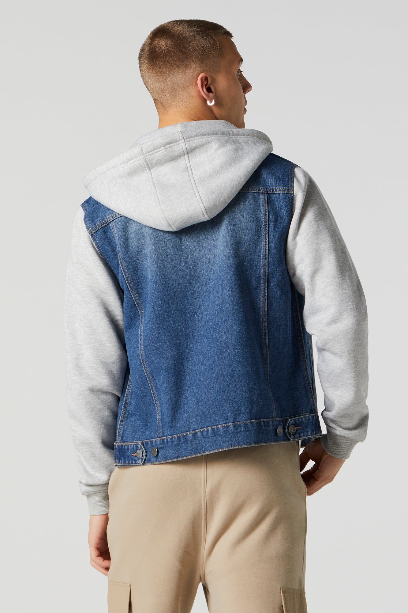 Fleece Lined Denim Jacket sold by Charlotte Russe product image thumbnail 2