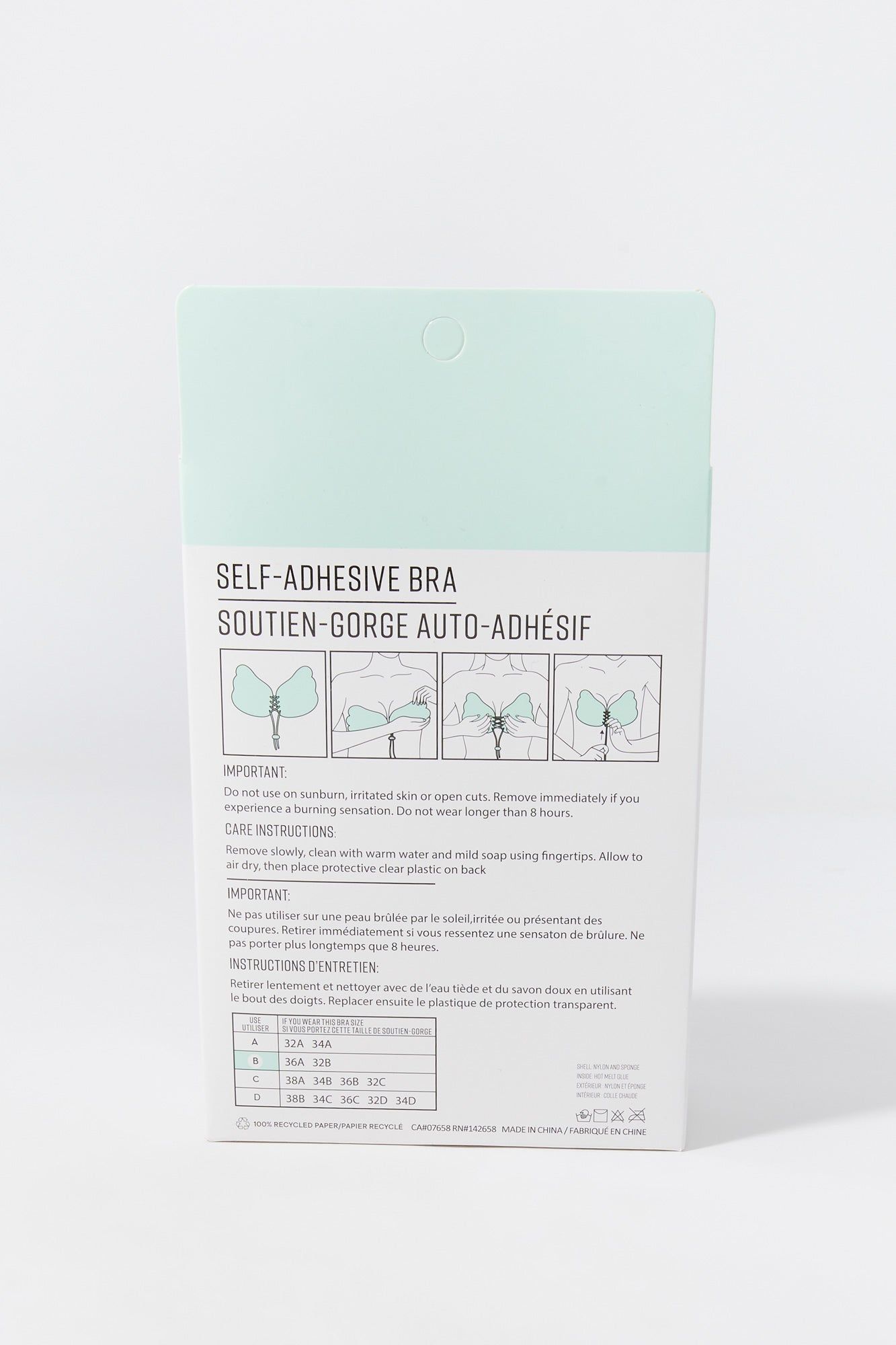 Lace Up Sticky Bra sold by Charlotte Russe product image thumbnail 3