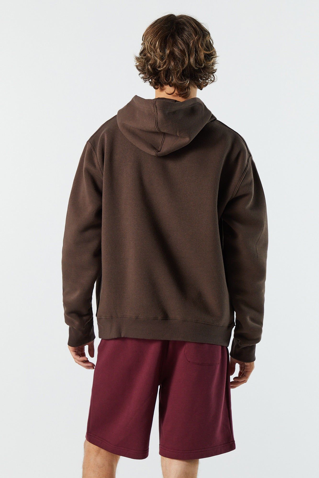 Fleece Popover Hoodie sold by Charlotte Russe product image thumbnail 5