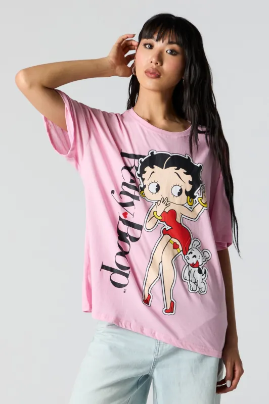 Betty Boop Graphic Boyfriend T-Shirt sold by Charlotte Russe