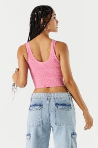 V-Neck Seamless Cropped Tank sold by Charlotte Russe