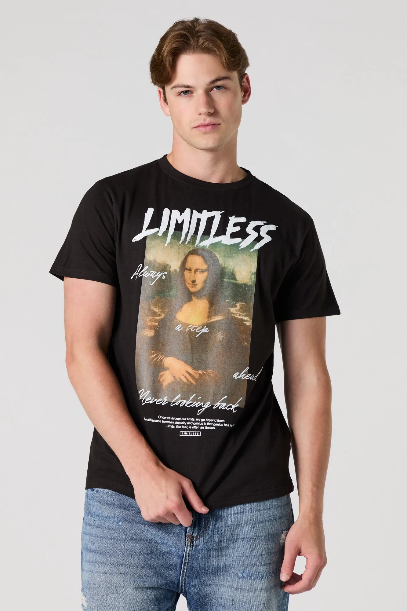 Mona Lisa Graphic T-Shirt sold by Charlotte Russe