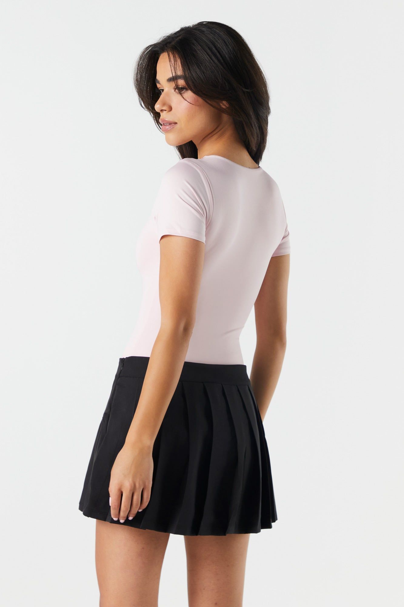 Coloured Contour T-Shirt Bodysuit sold by Charlotte Russe product image thumbnail 12