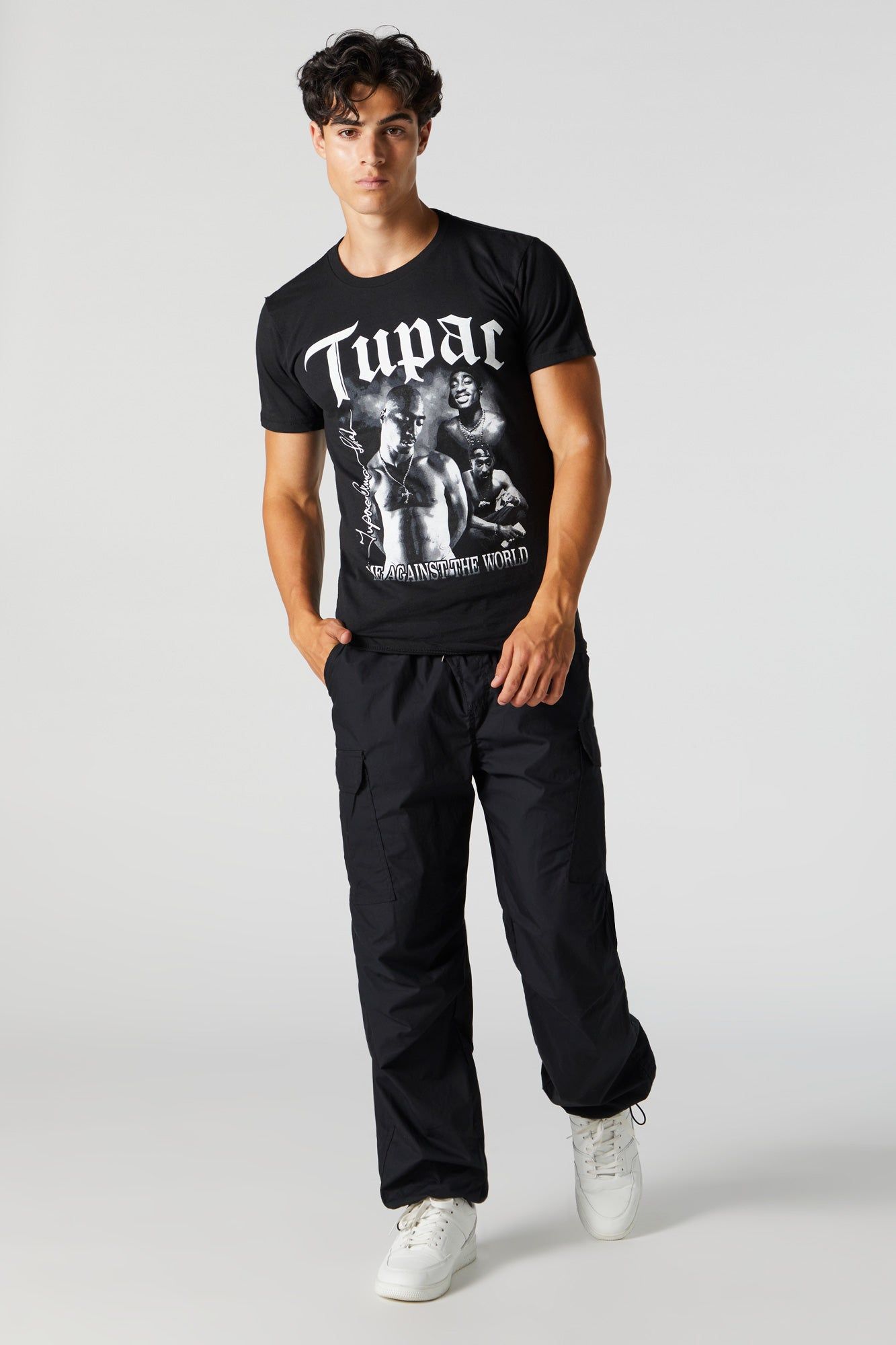 Tupac Me Against The World Graphic T-Shirt sold by Charlotte Russe product image thumbnail 4