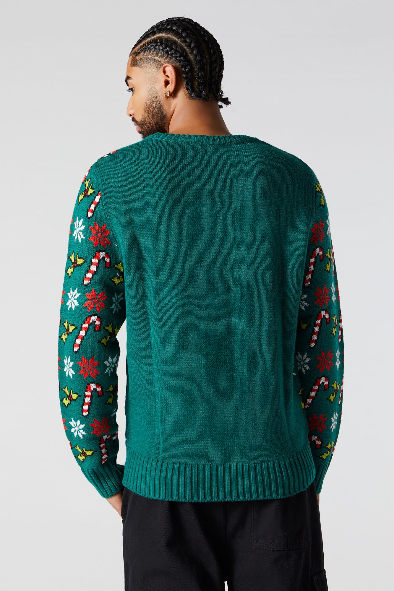 Merry Grinchmas Knit Xmas Sweater sold by Charlotte Russe product image thumbnail 2