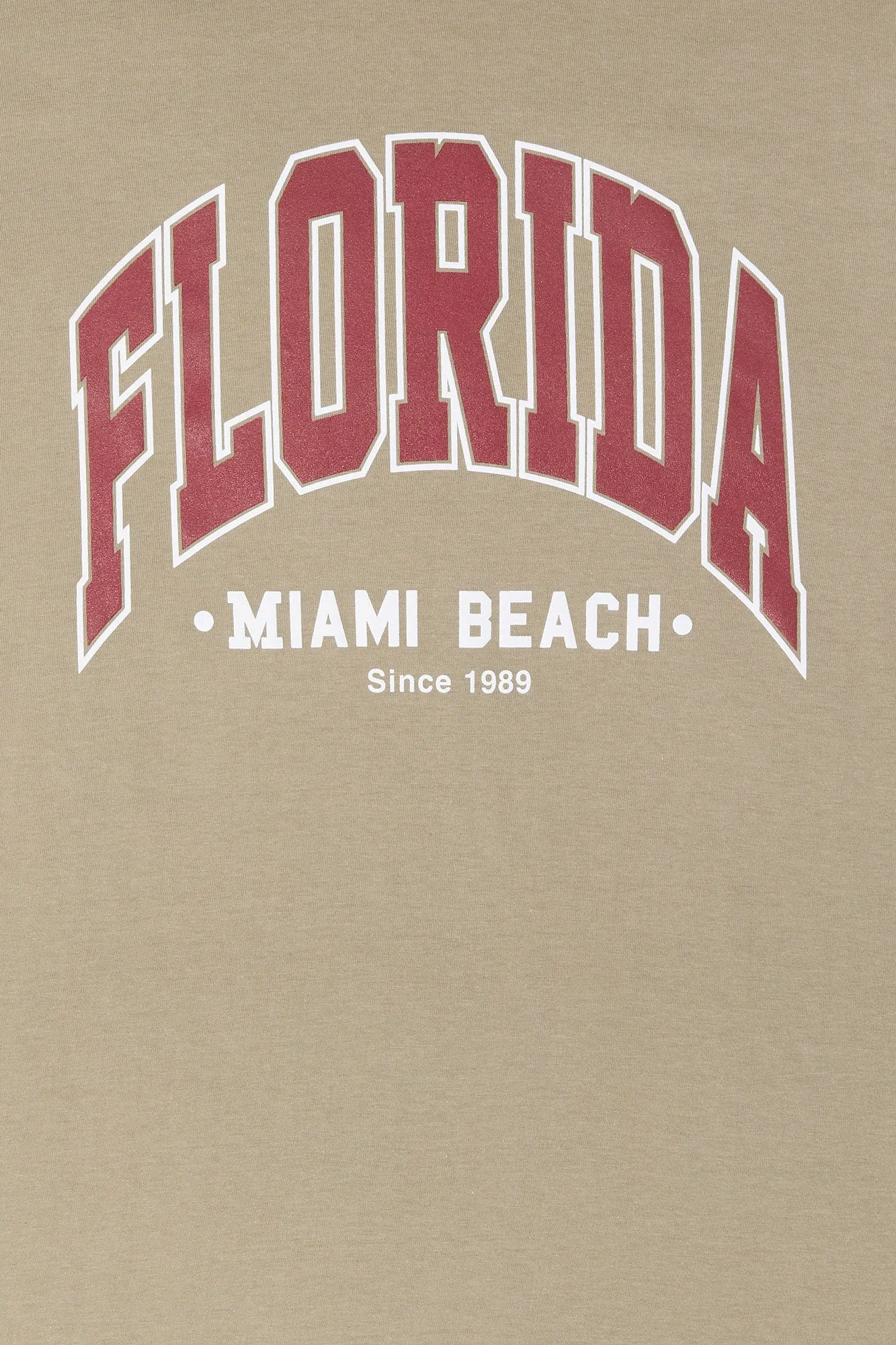 Florida Miami Beach Graphic T-Shirt sold by Charlotte Russe product image thumbnail 4