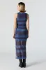 Printed Mesh Sleeveless Maxi Dress sold by Charlotte Russe