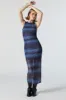 Printed Mesh Sleeveless Maxi Dress sold by Charlotte Russe