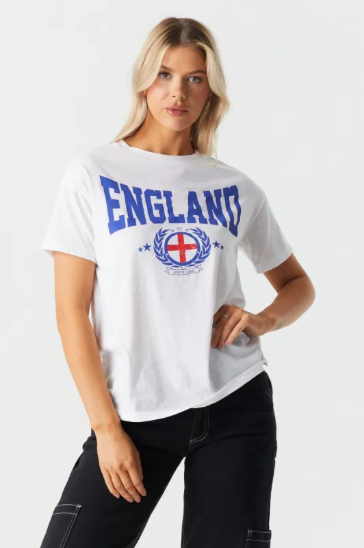 England World Cup Graphic Boyfriend T-Shirt sold by Charlotte Russe