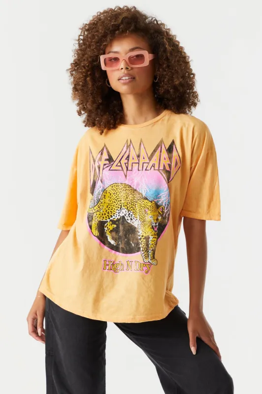 Def Leppard Graphic T-Shirt sold by Charlotte Russe