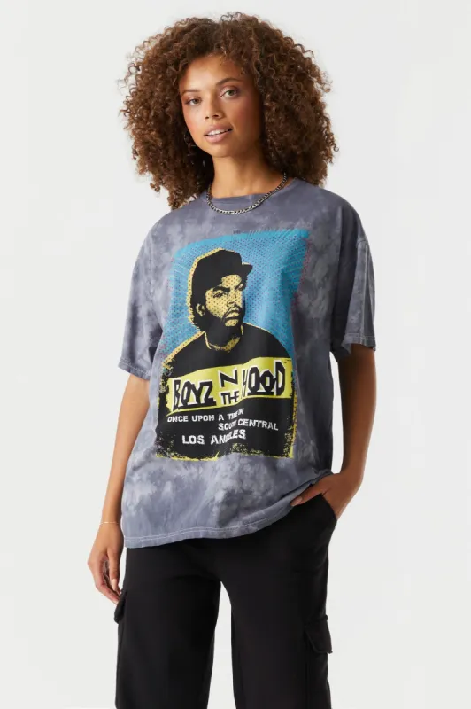Boyz In The Hood Graphic Tie-Dye T-Shirt sold by Charlotte Russe