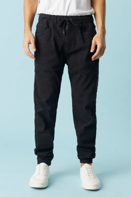Basic Denim Knit Jogger sold by Charlotte Russe