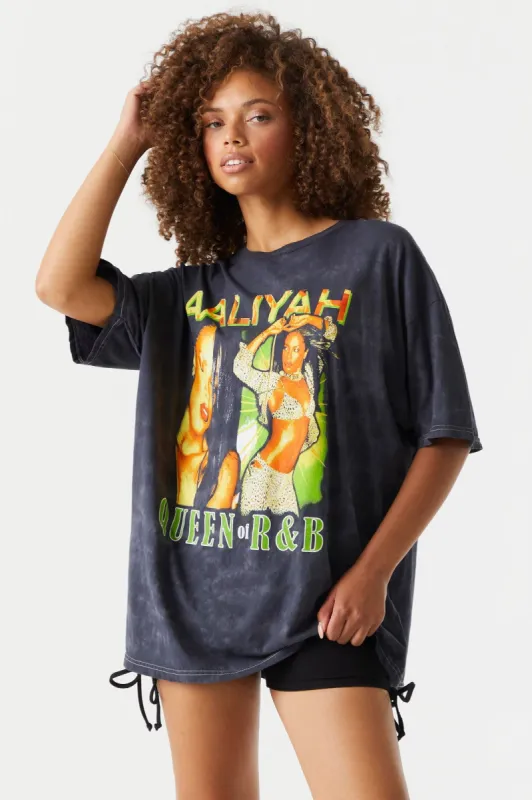 Queen Aaliyah Graphic T-Shirt sold by Charlotte Russe