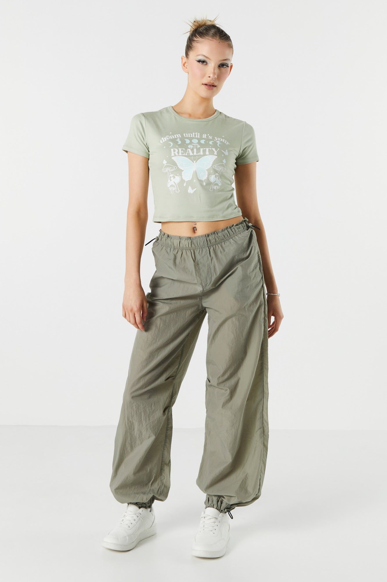 Your Reality Graphic Baby T-Shirt sold by Charlotte Russe product image thumbnail 3