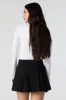 Solid Pleated Mini Skirt sold by Charlotte Russe