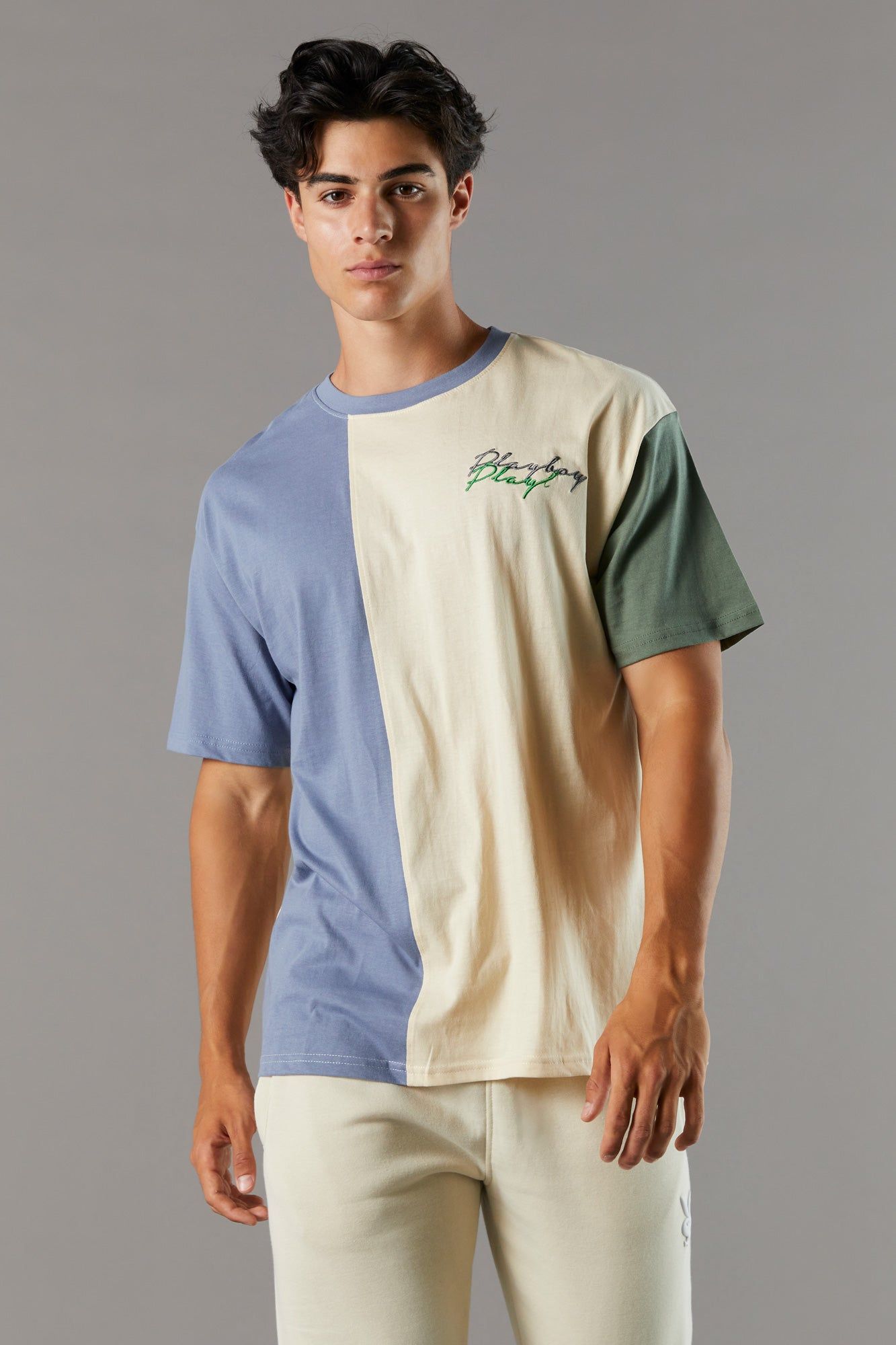 Playboy Colourblock Graphic T-Shirt sold by Charlotte Russe product image thumbnail 2