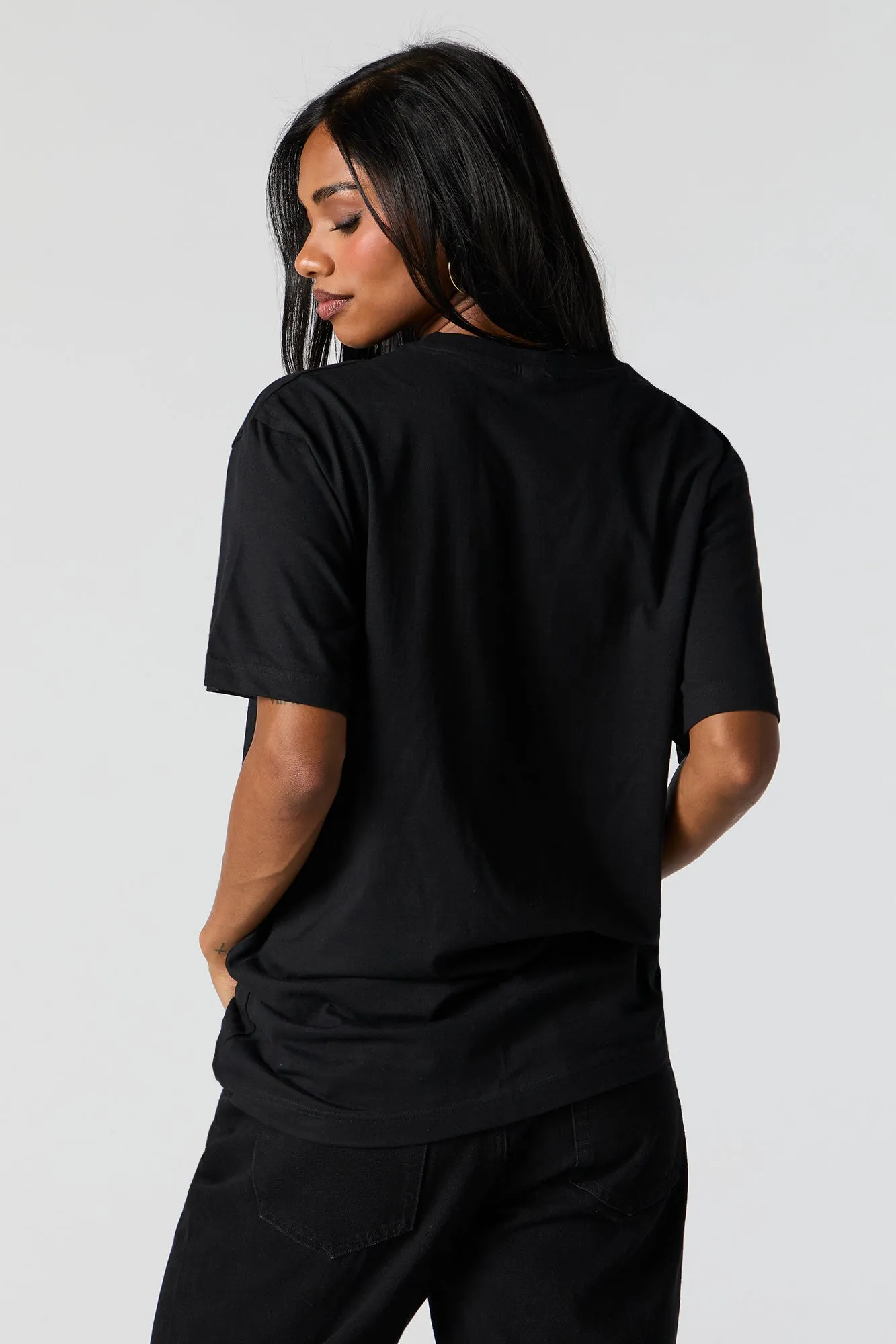 Aaliyah Graphic Boyfriend T-Shirt sold by Charlotte Russe product image thumbnail 4