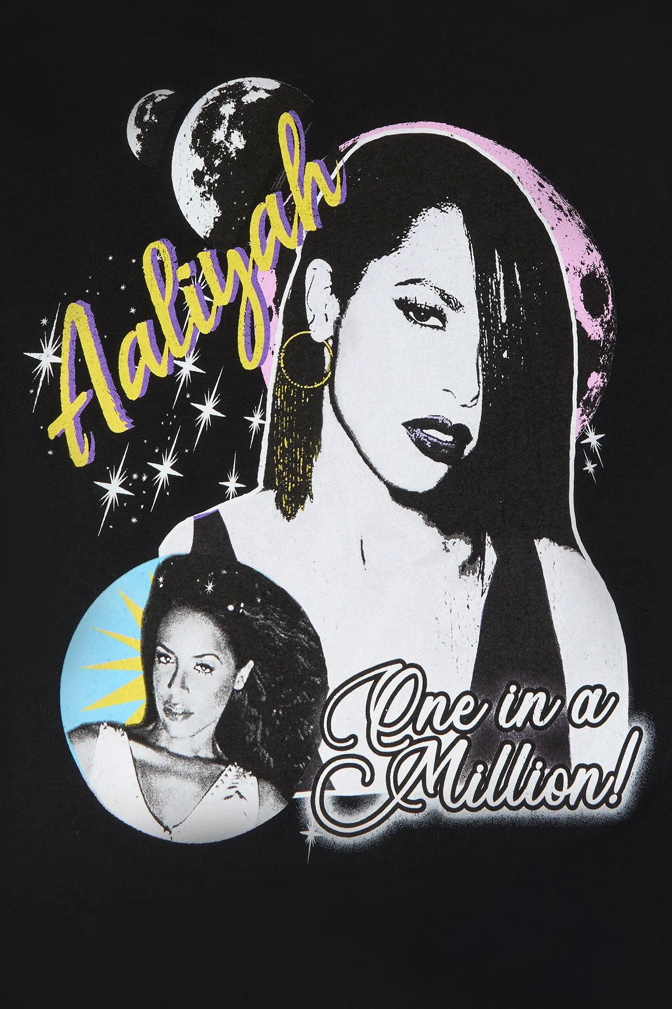 Aaliyah Graphic Boyfriend T-Shirt sold by Charlotte Russe
