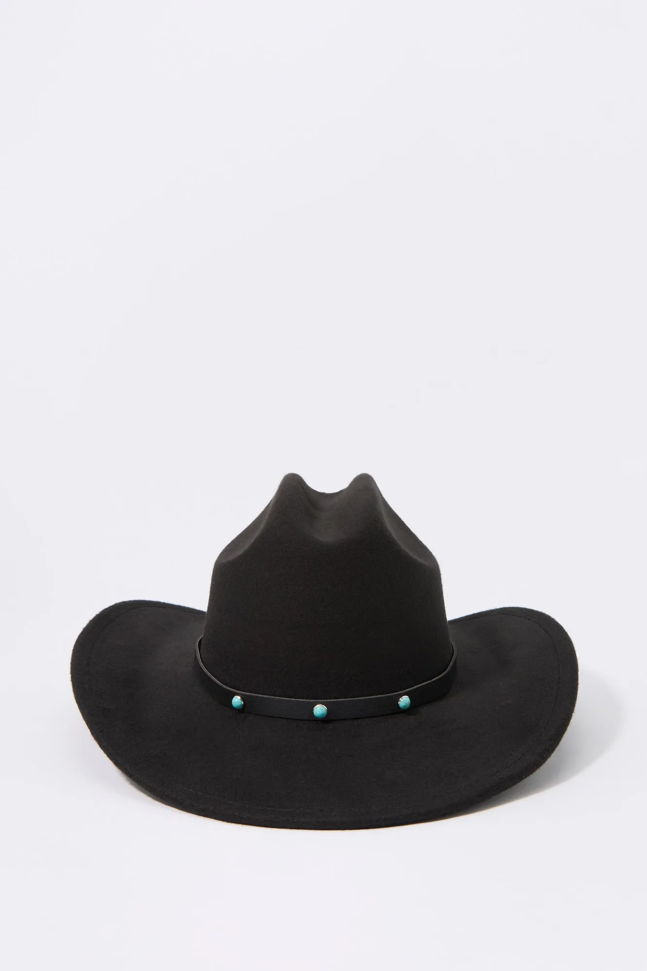 Faux Suede Stone Trim Cowboy Hat sold by Charlotte Russe product image thumbnail 5