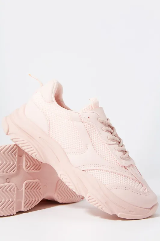 Chunky Mesh Sneaker sold by Charlotte Russe