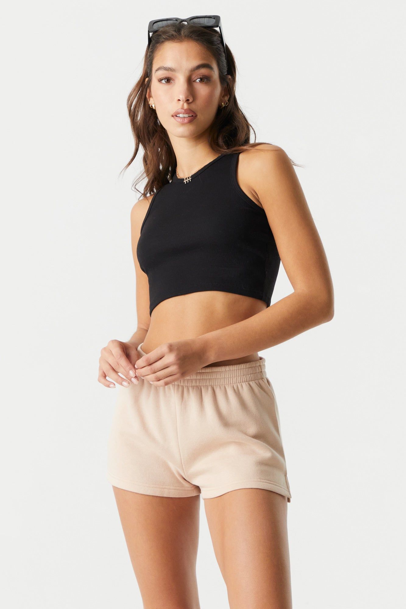 Pull On Fleece Short sold by Charlotte Russe product image thumbnail 19
