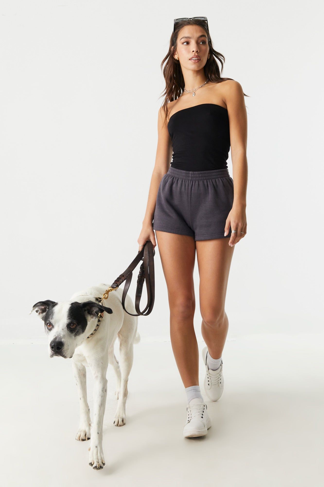 Pull On Fleece Short sold by Charlotte Russe product image thumbnail 6