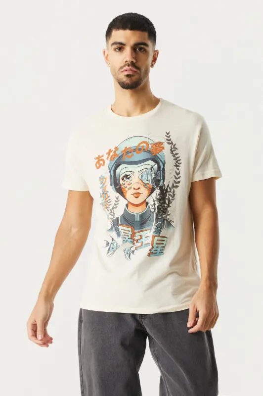 Anime Racer Girl Graphic T-Shirt sold by Charlotte Russe