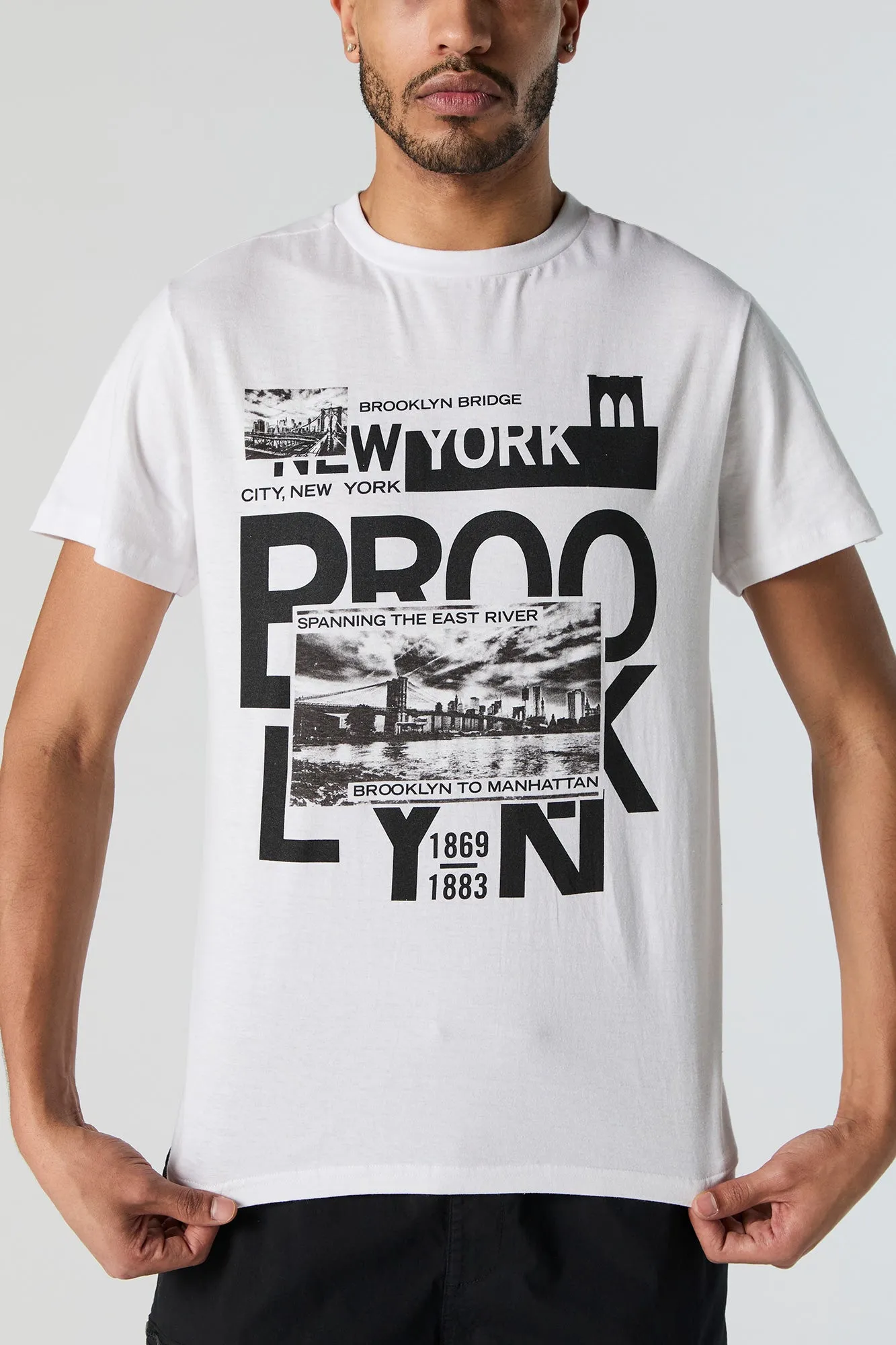 Brooklyn Bridge Graphic T-Shirt sold by Charlotte Russe product image thumbnail 2