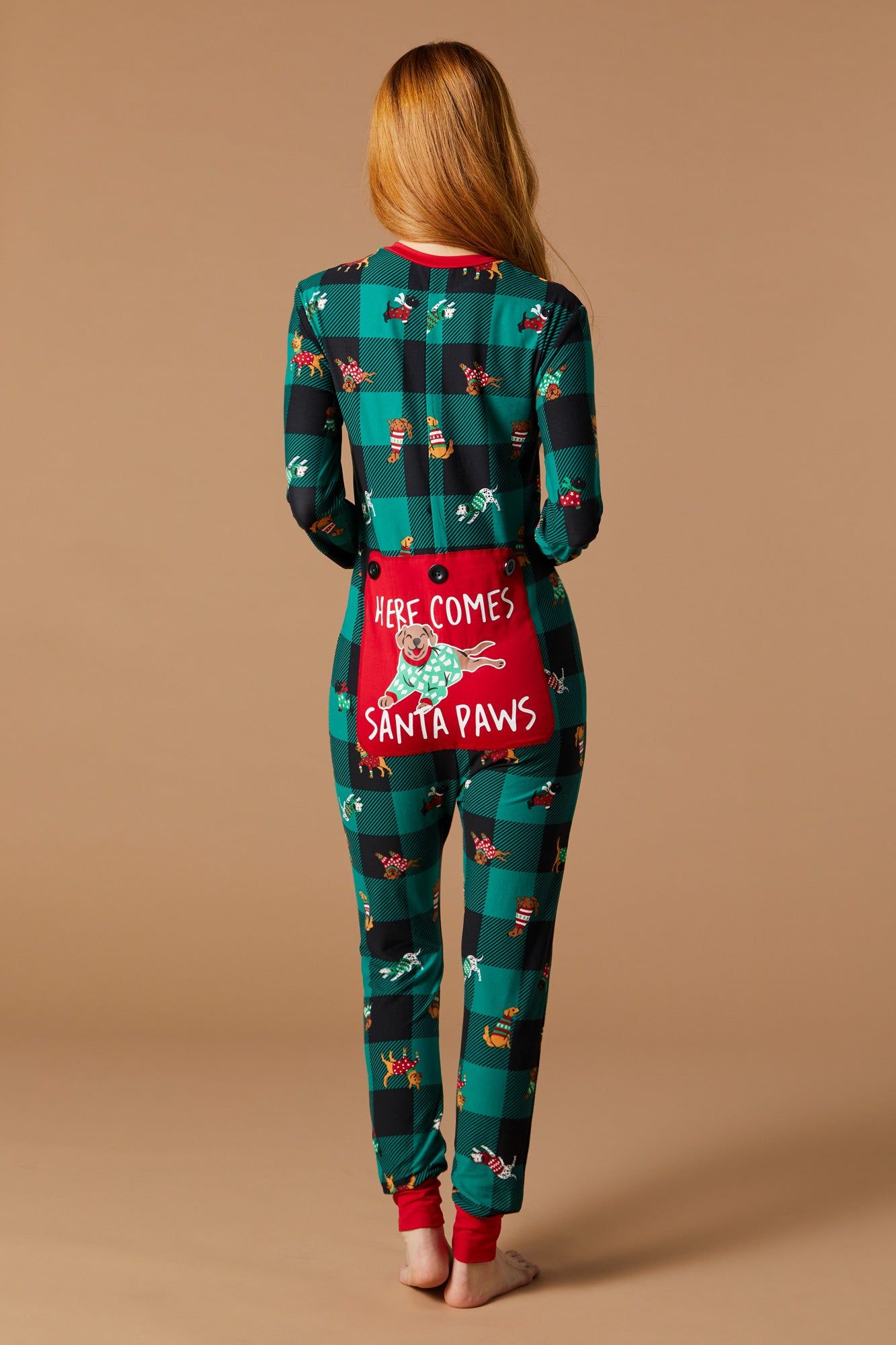 Unisex Matching the Family Holiday Furry Friends Onesie sold by Charlotte Russe product image thumbnail 6