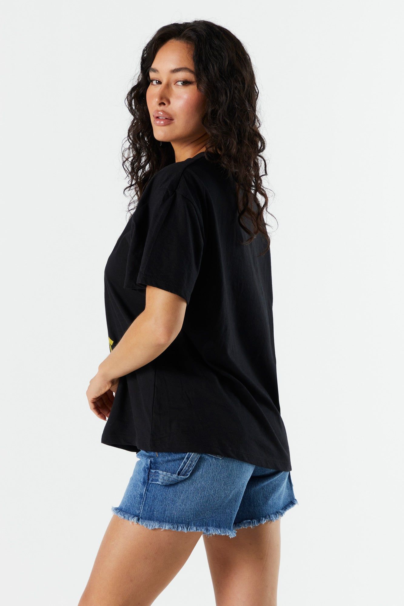 Tupac Graphic Boyfriend T-Shirt sold by Charlotte Russe product image thumbnail 2