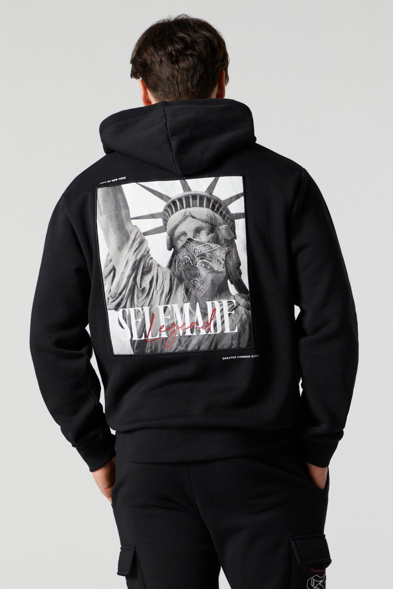 Self Made Graphic Fleece Hoodie sold by Charlotte Russe product image thumbnail 2