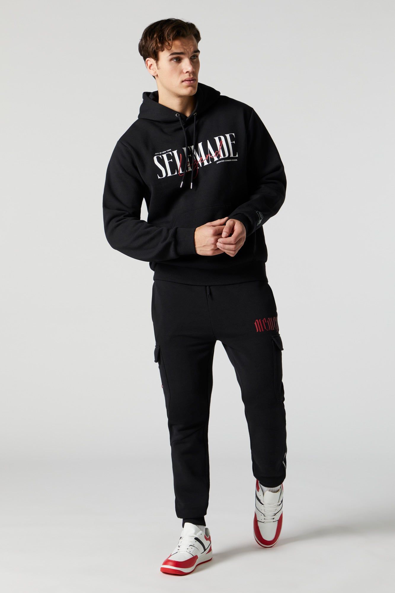 Self Made Graphic Fleece Hoodie sold by Charlotte Russe product image thumbnail 3