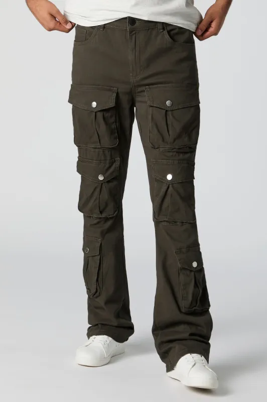 6 Pocket Stacked Cargo Pant sold by Charlotte Russe