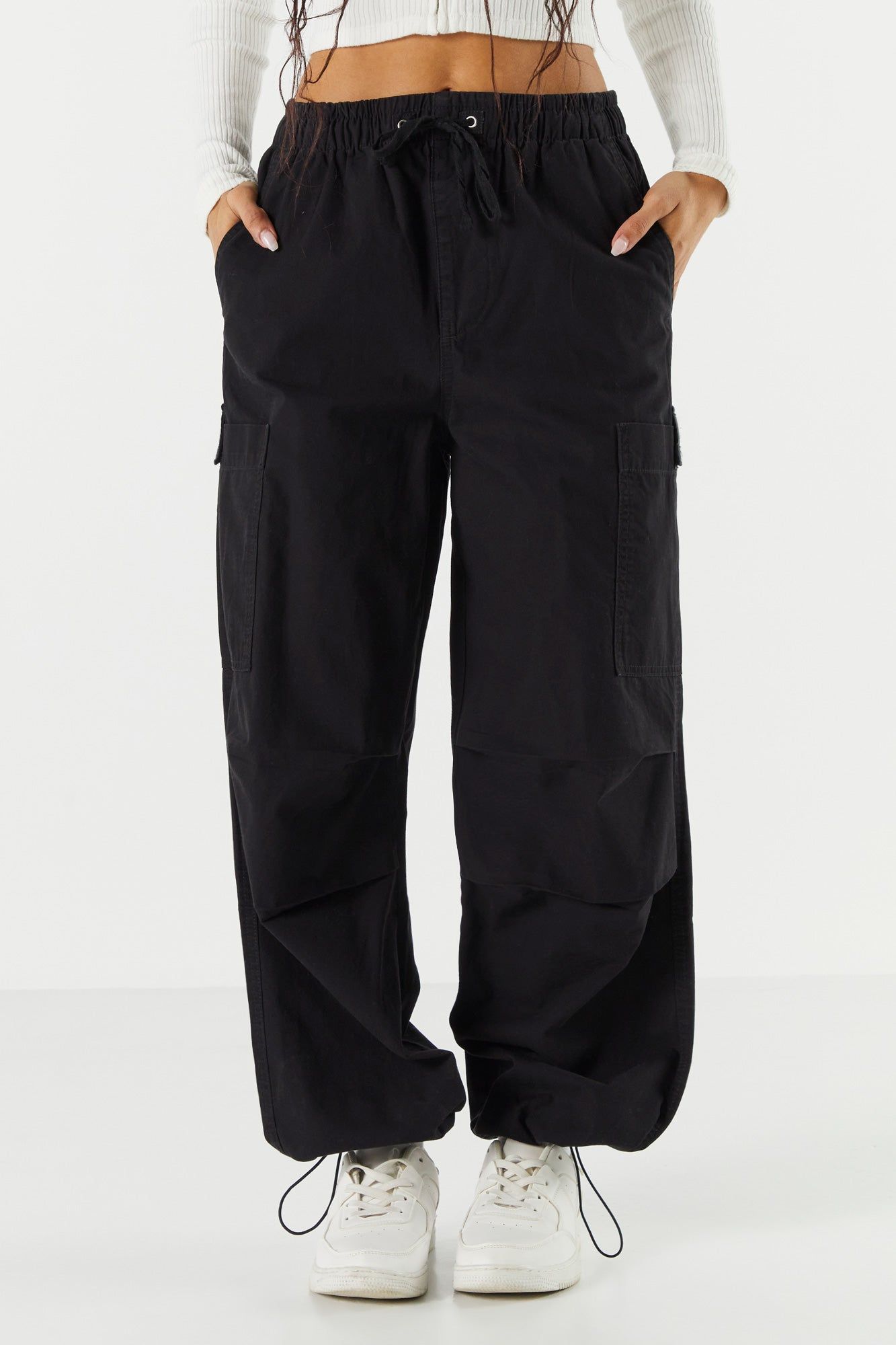 Canvas Cargo Parachute Pant sold by Charlotte Russe product image thumbnail 5